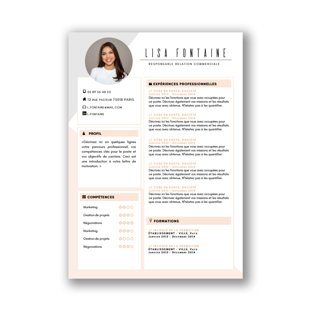 cv responsable relation commerciale
