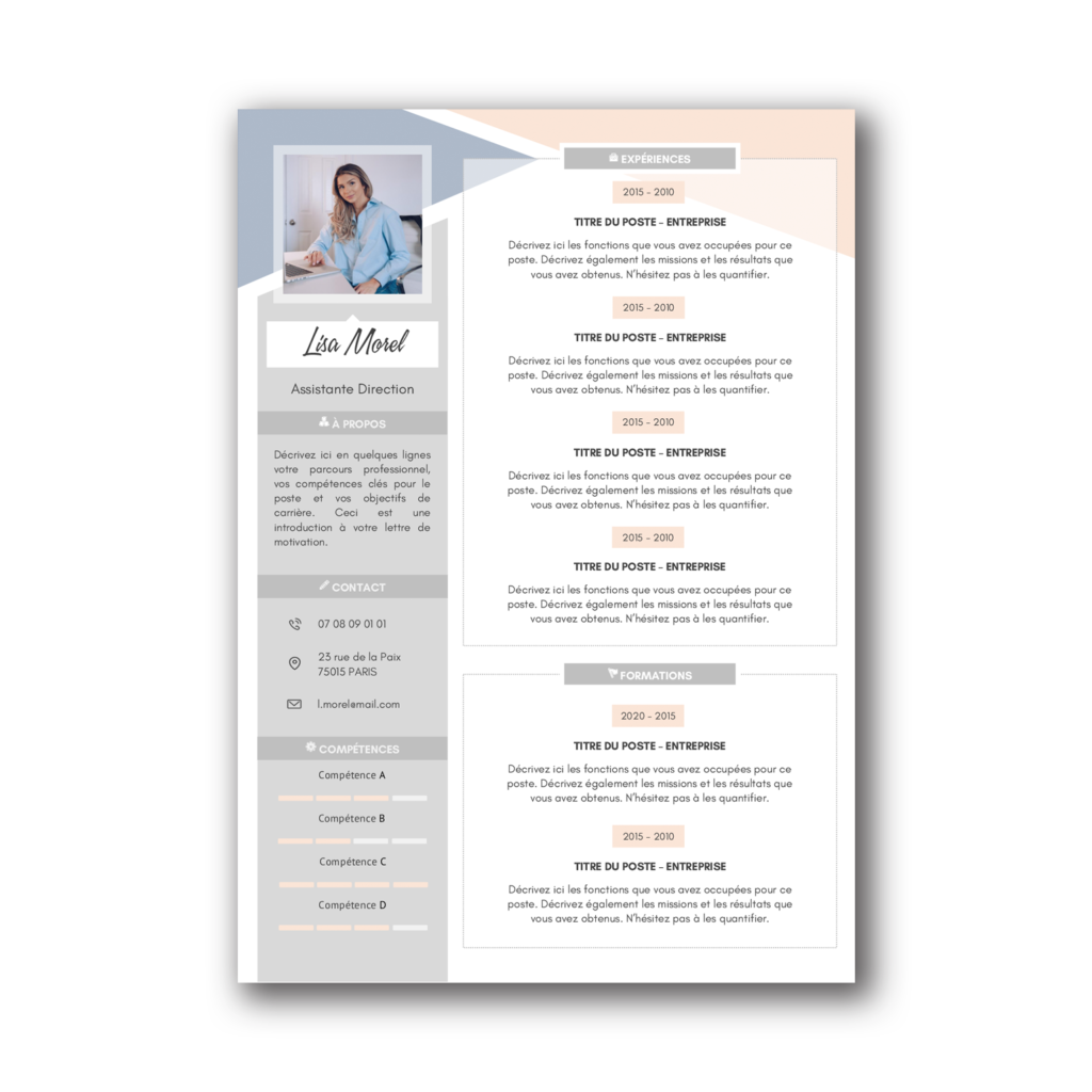 cv assistante de direction